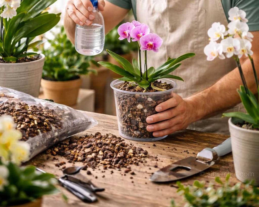 Preparing the Right Growing Medium: Building a Healthy Orchid Mix - Beginner Orchid Care Preparing the Right Growing Medium: Building a Healthy Orchid Mix orchid from Beginner Orchid Care
