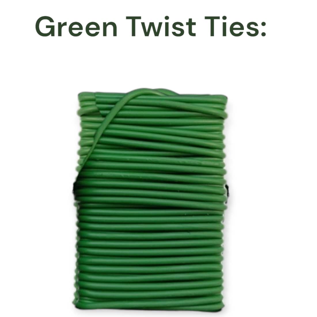 Green Soft Twist Ties 2.5mm x 10m (32.8Ft) SibOrchid soft wire